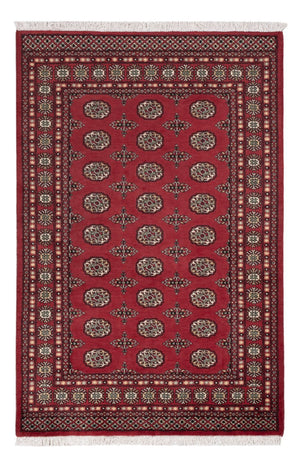 Pakistan Tæppe - 210 x 139 cm - rød