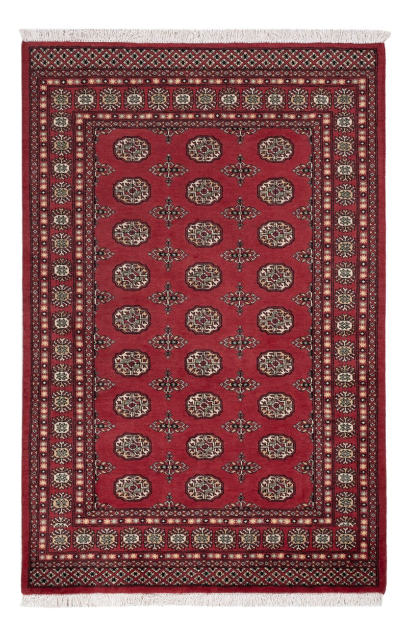 Pakistan Tæppe - 210 x 139 cm - rød