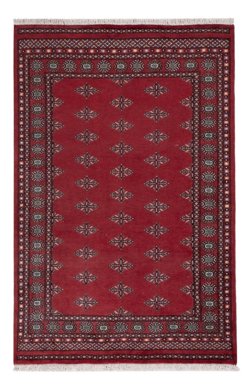 Pakistan Tæppe - 205 x 138 cm - rød