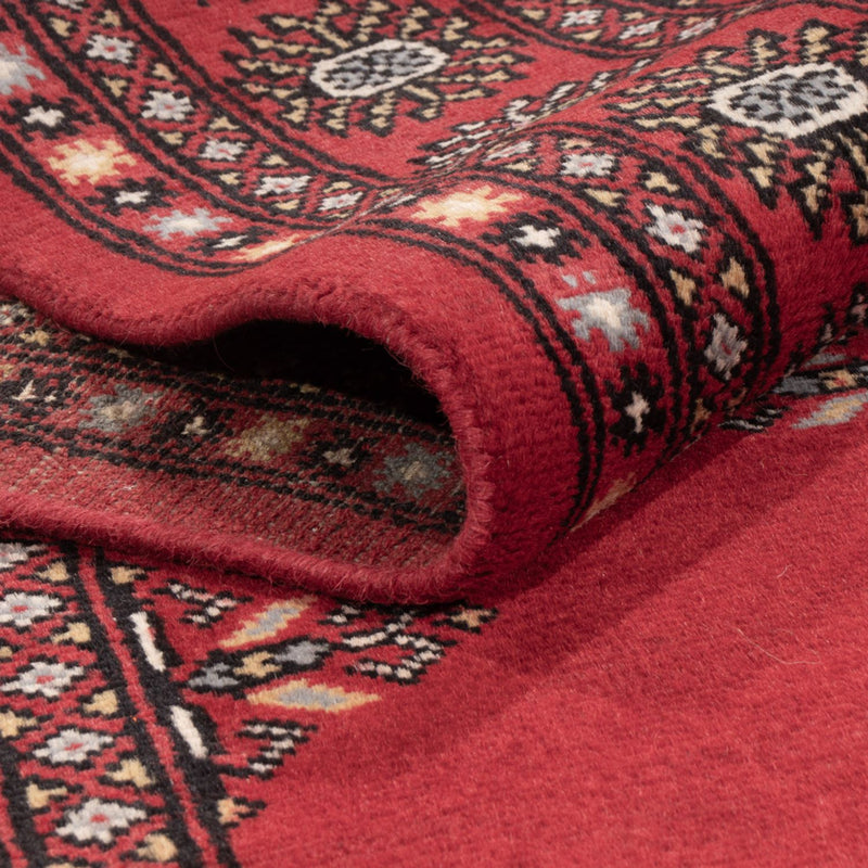 Pakistan Tæppe - 205 x 138 cm - rød