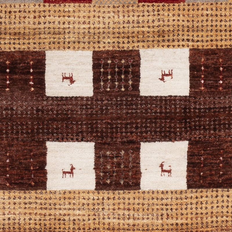 Gabbeh-tæppe - Loribaft Indus - 204 x 143 cm - flerfarvet