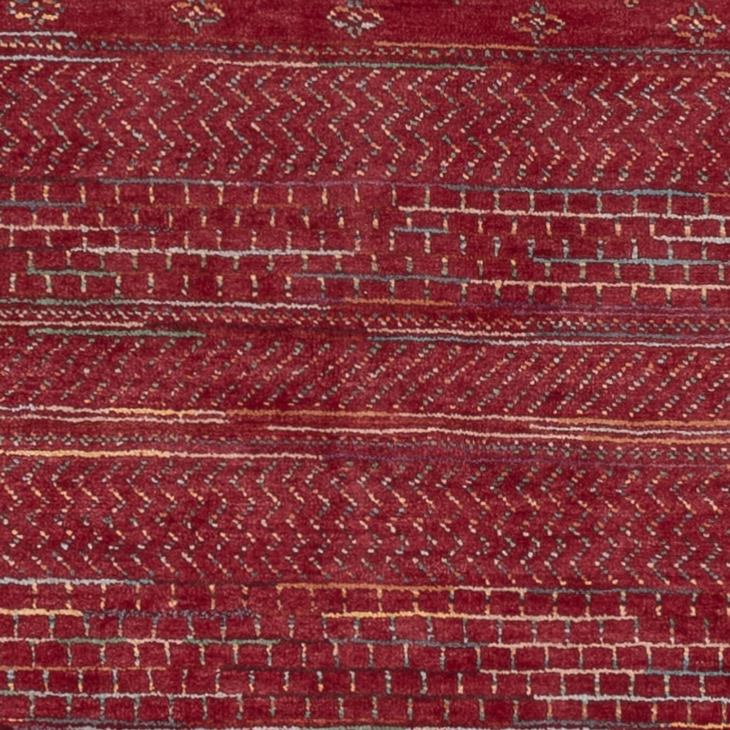 Gabbeh-tæppe - Loribaft Indus - 192 x 122 cm - rød