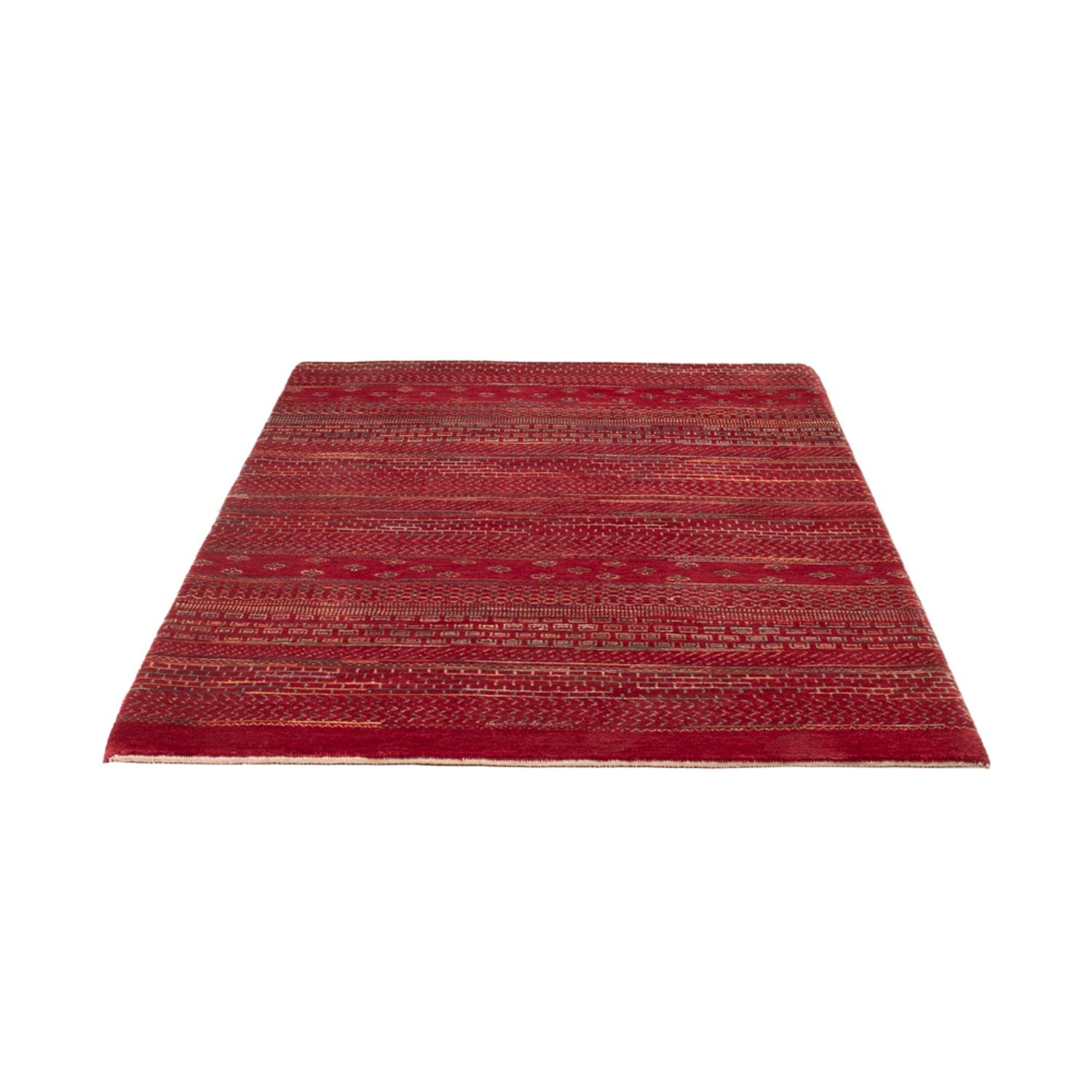 Gabbeh-tæppe - Loribaft Indus - 192 x 122 cm - rød