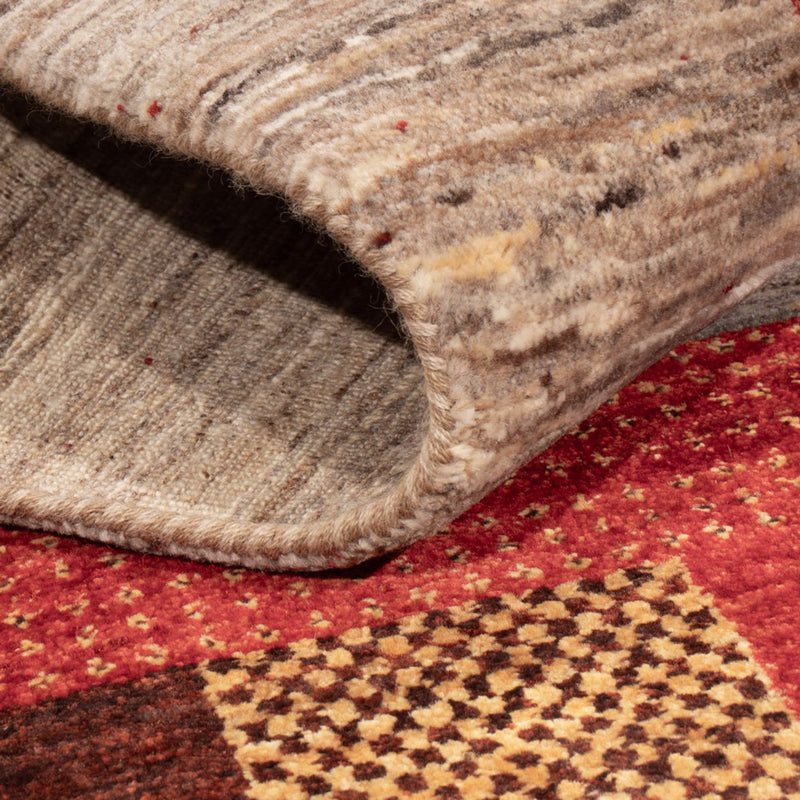 Gabbeh-tæppe - Loribaft Indus - 193 x 145 cm - flerfarvet