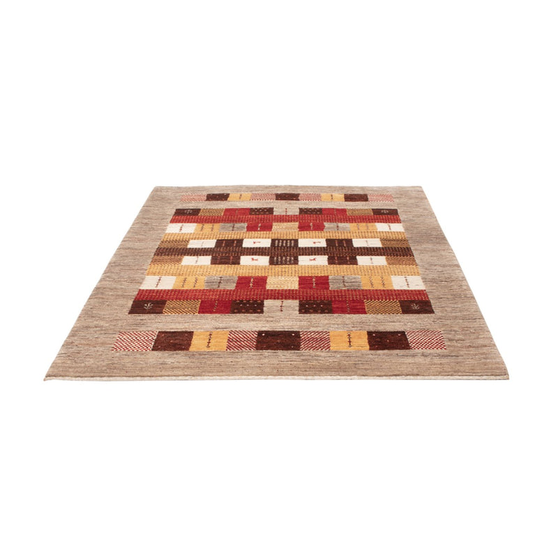 Gabbeh-tæppe - Loribaft Indus - 193 x 145 cm - flerfarvet