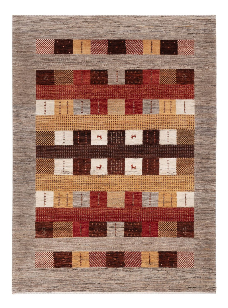 Gabbeh-tæppe - Loribaft Indus - 205 x 150 cm - flerfarvet