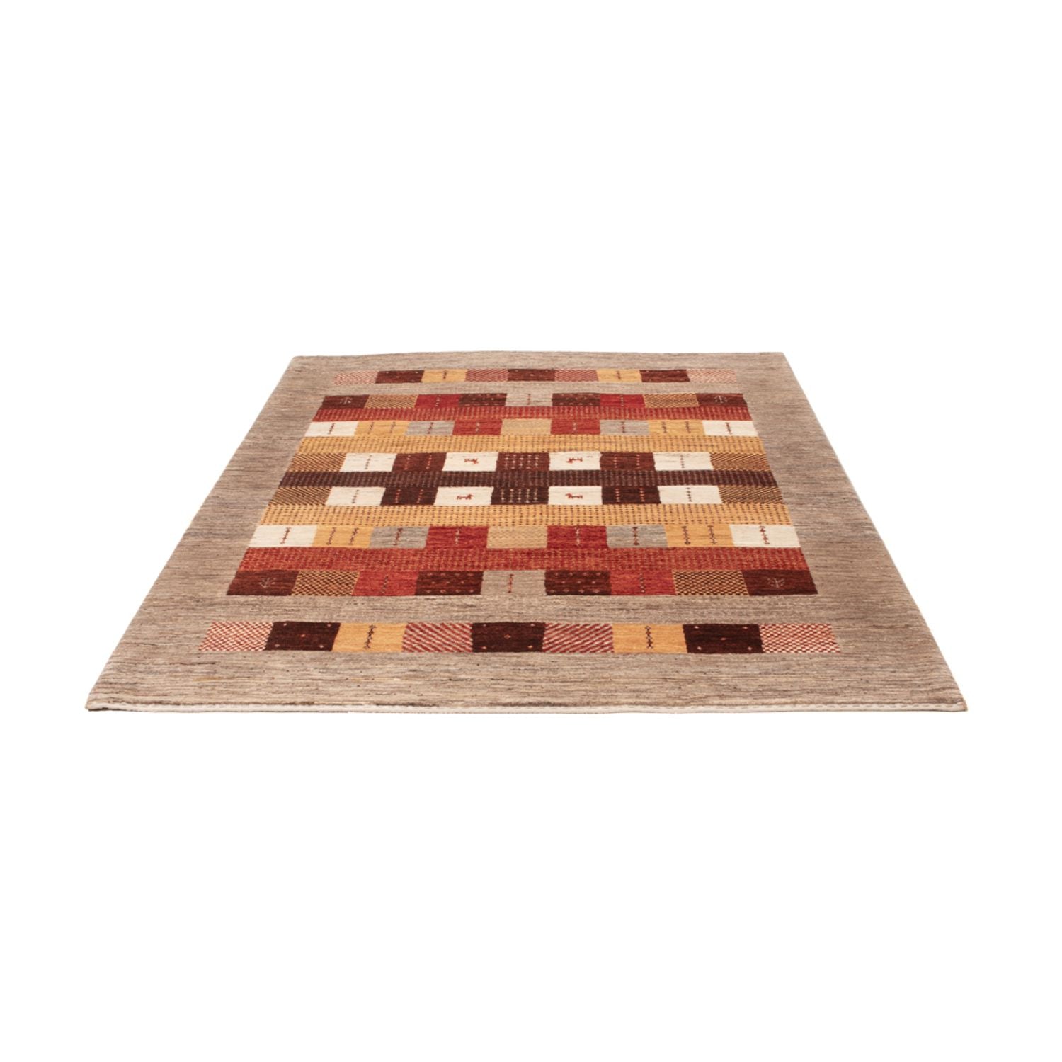 Gabbeh-tæppe - Loribaft Indus - 205 x 150 cm - flerfarvet