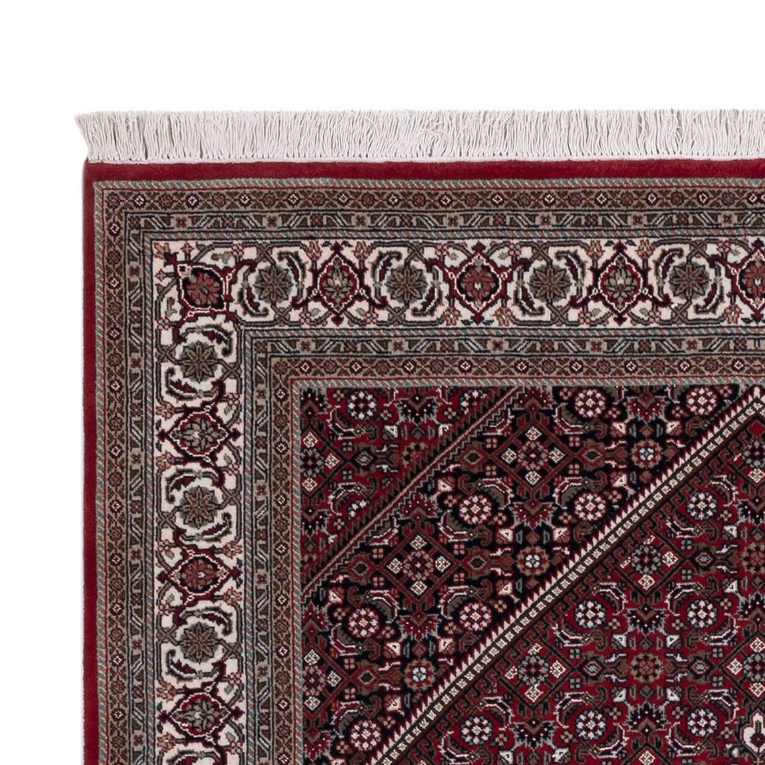 Orientalsk tæppe - Bijar - Indus - 200 x 142 cm - mørkebrun
