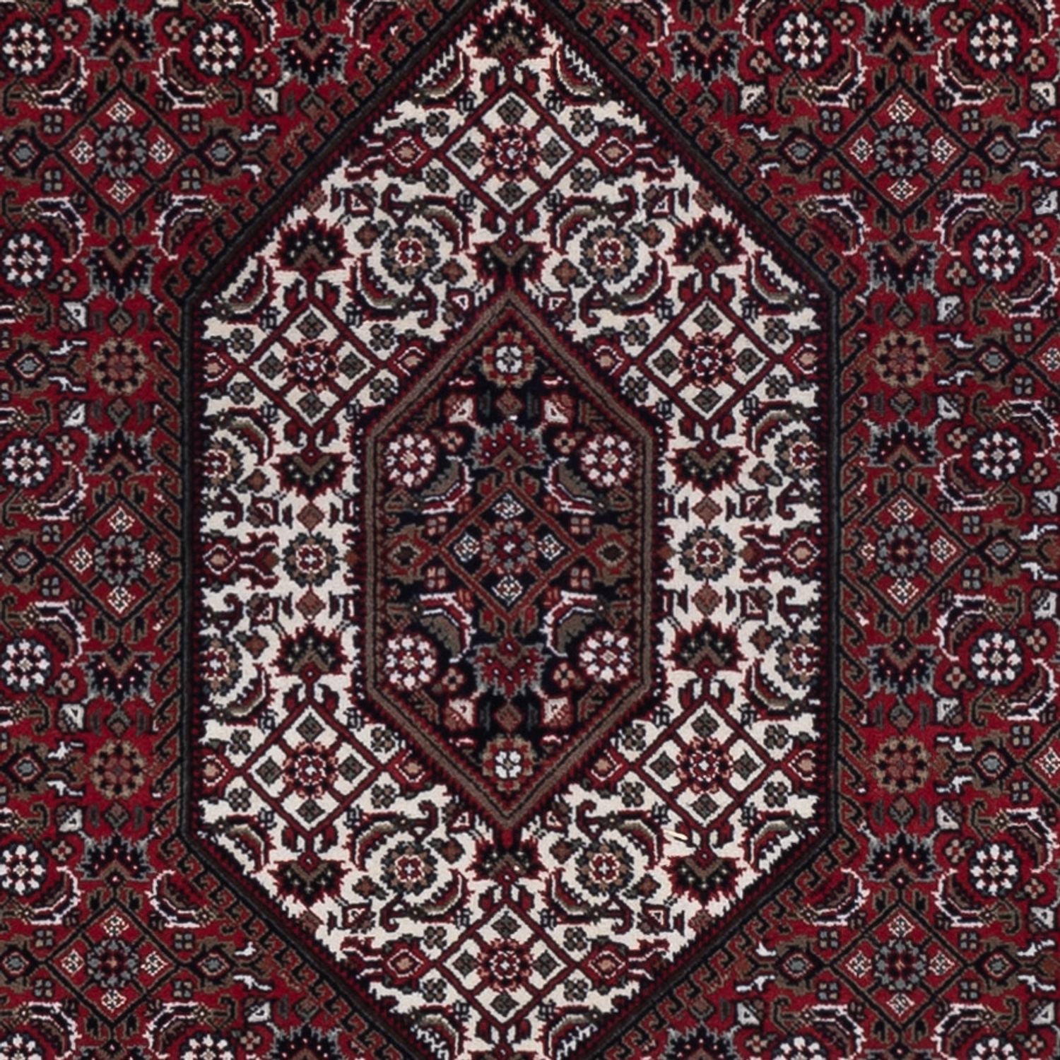 Orientalsk tæppe - Bijar - Indus - 201 x 142 cm - mørkebrun