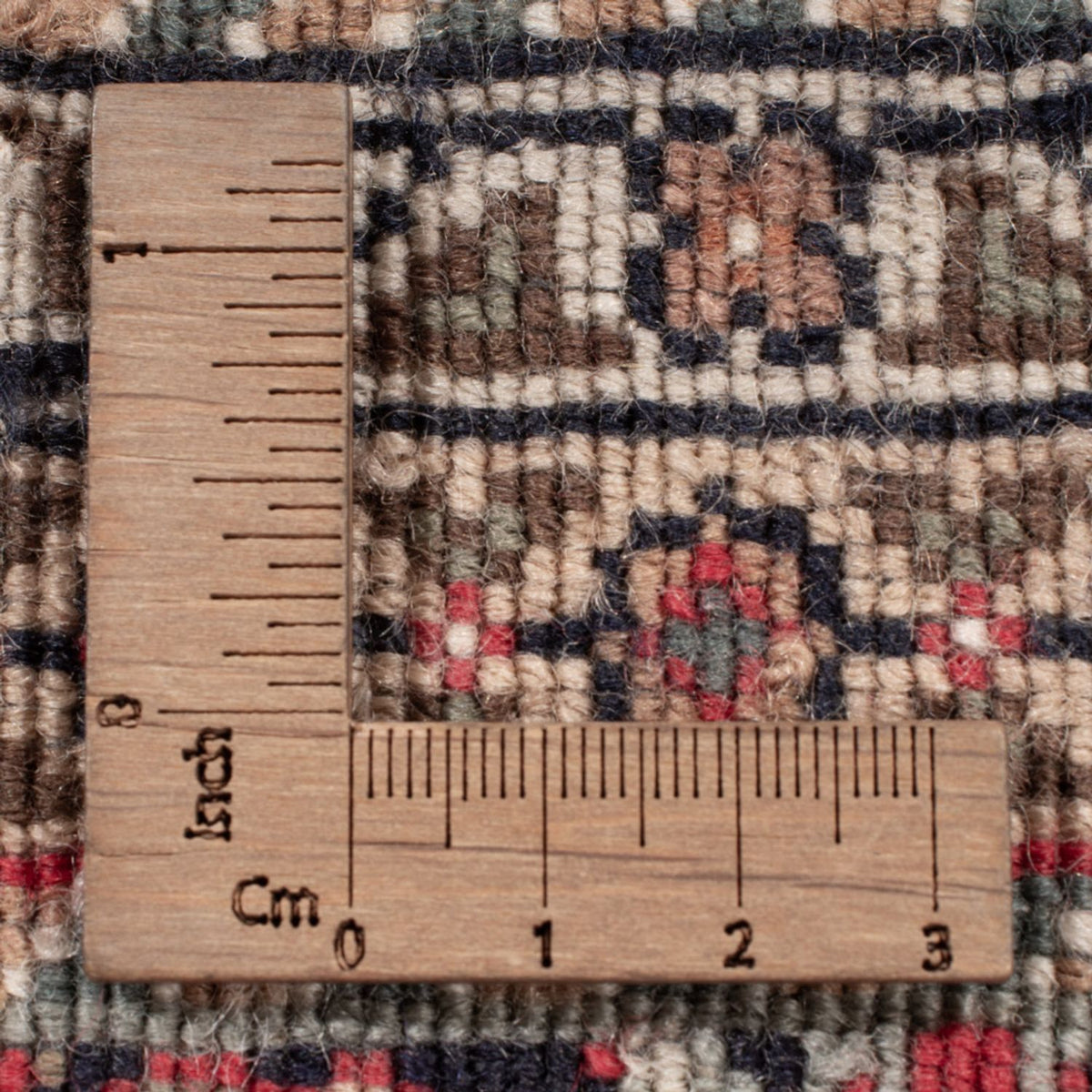 Orientalsk tæppe - Bijar - Indus - 201 x 142 cm - mørkebrun