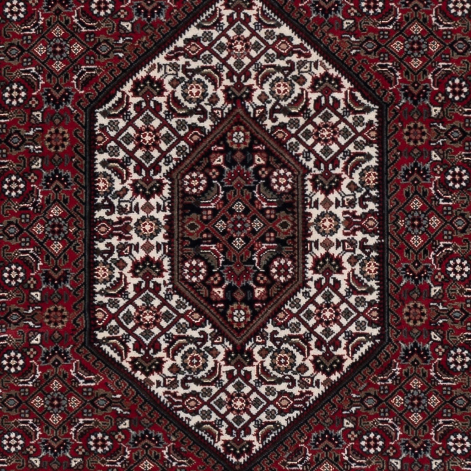 Orientalsk tæppe - Bijar - Indus - 204 x 145 cm - mørkebrun