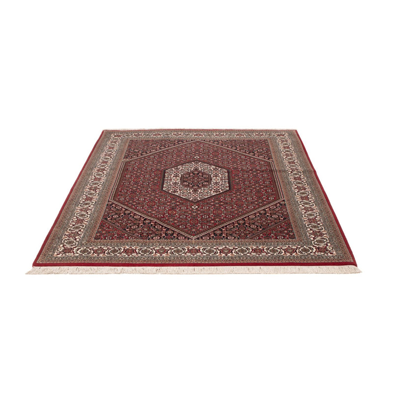 Orientalsk tæppe - Bijar - Indus - 204 x 145 cm - mørkebrun