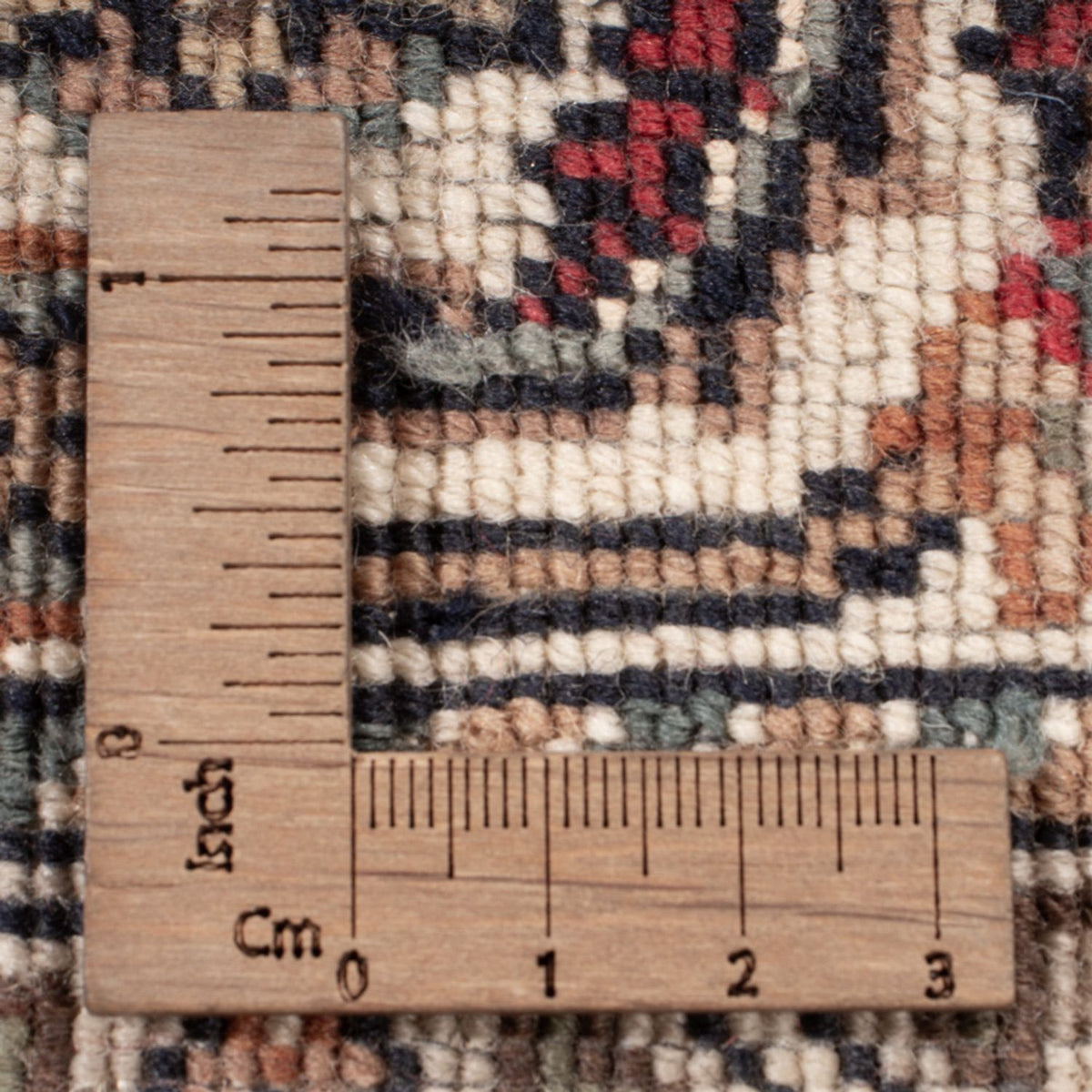 Orientalsk tæppe - Bijar - Indus - 204 x 145 cm - mørkebrun