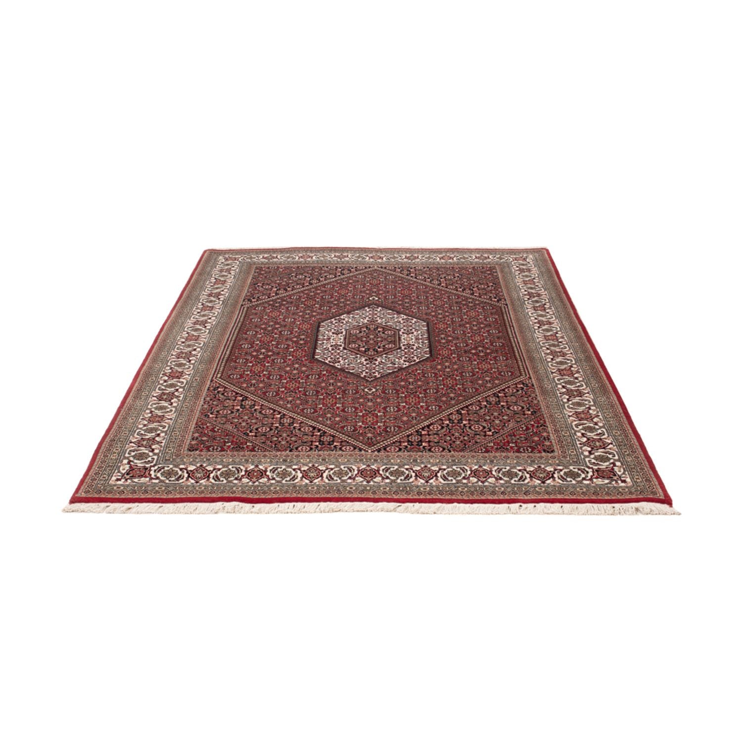 Orientalsk tæppe - Bijar - Indus - 202 x 138 cm - mørkebrun