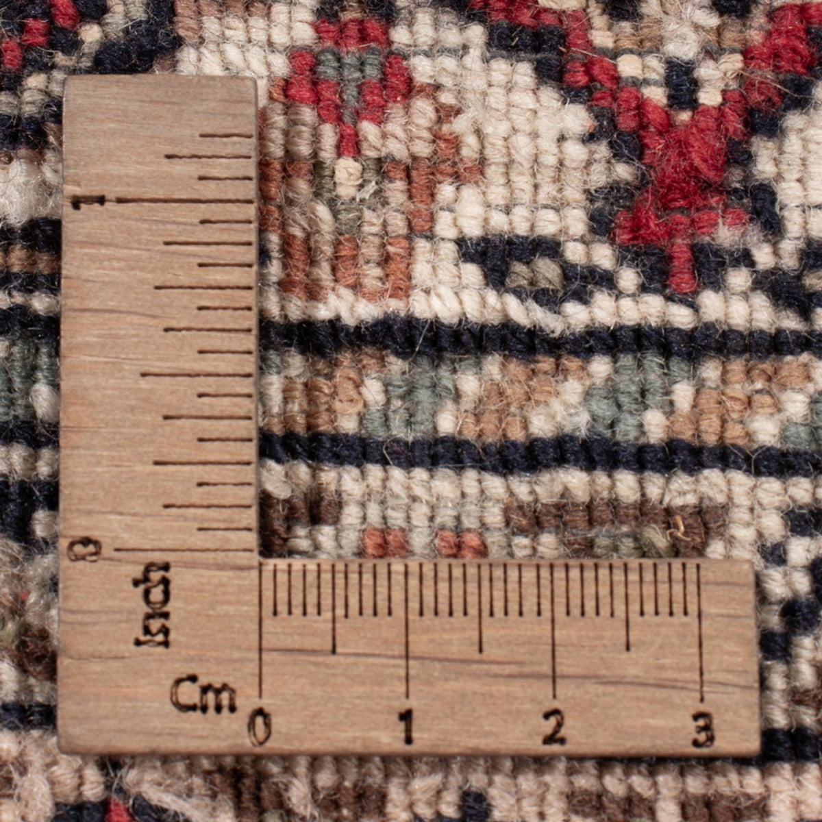 Orientalsk tæppe - Bijar - Indus - 202 x 138 cm - mørkebrun