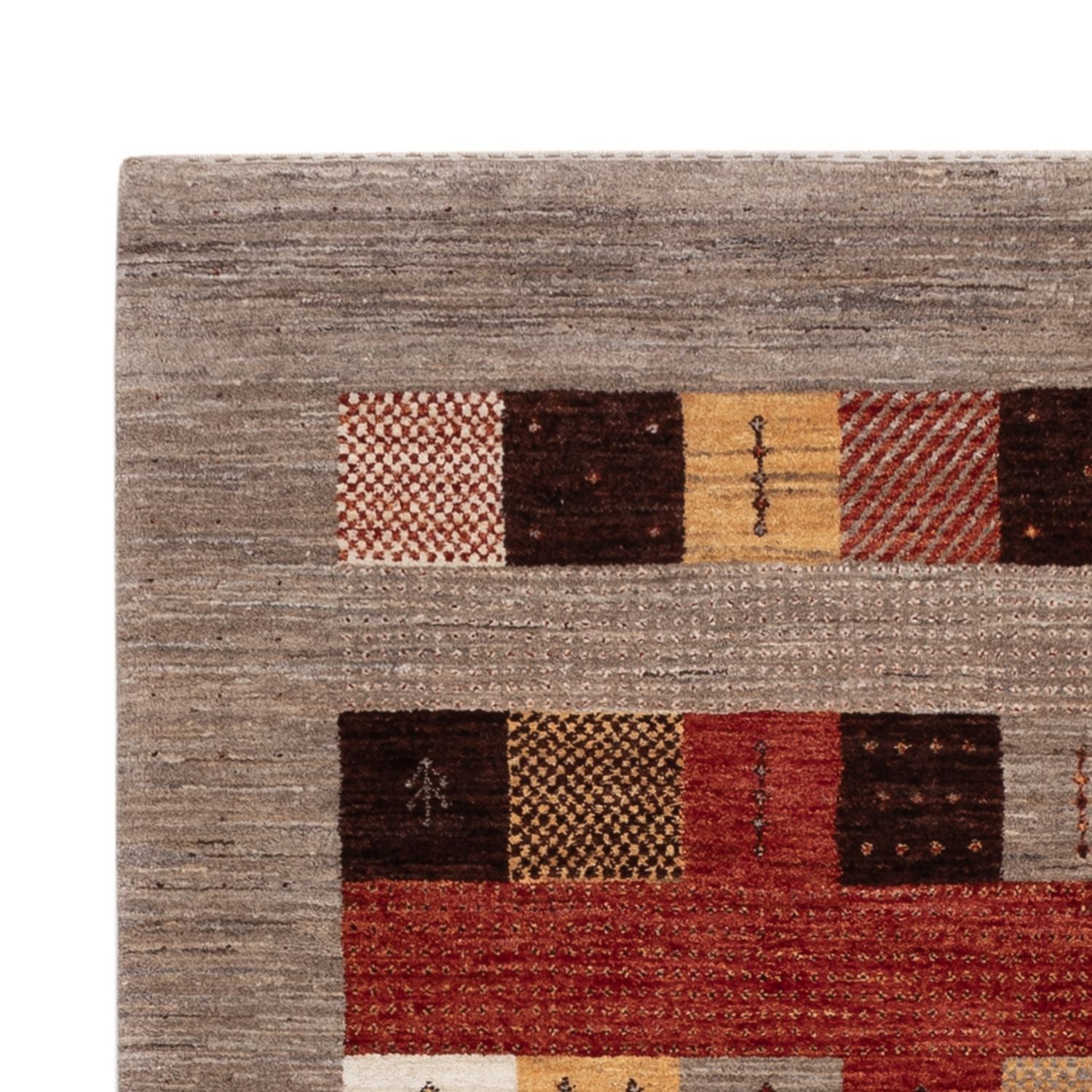 Gabbeh-tæppe - Loribaft Indus - 216 x 147 cm - flerfarvet