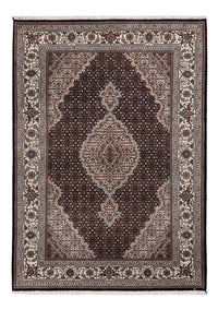 Orientalsk tæppe - Tabriz - 196 x 141 cm - mørkegrå