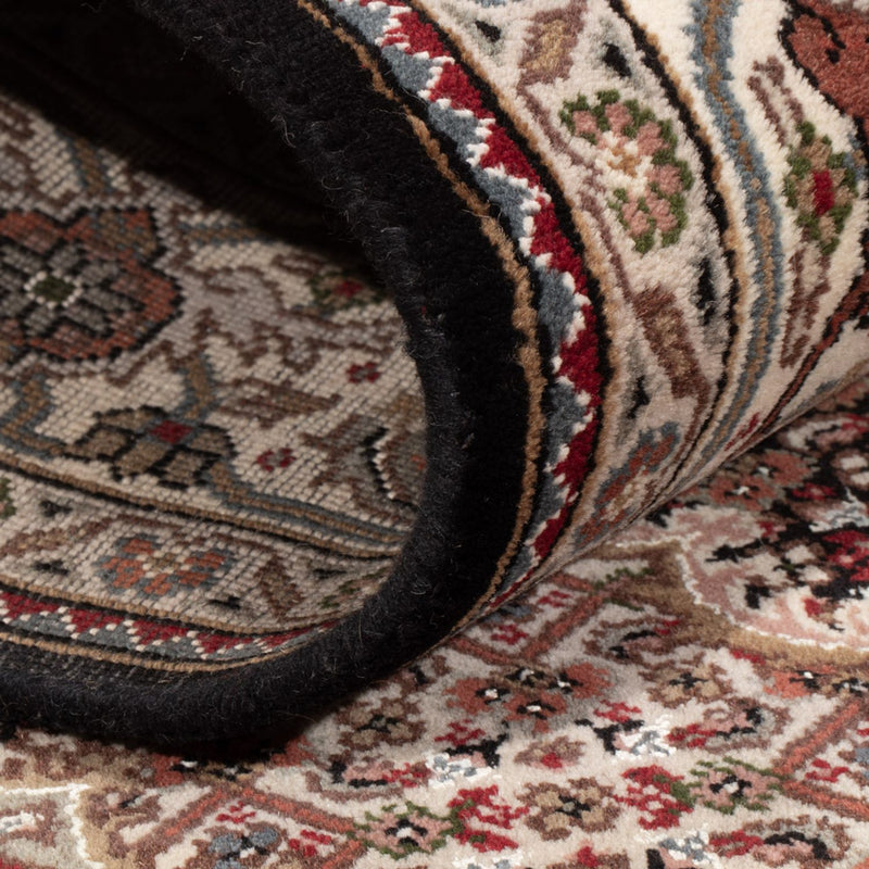 Orientalsk tæppe - Tabriz - 196 x 141 cm - mørkegrå