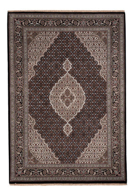 Orientalsk tæppe - Tabriz - 205 x 143 cm - mørkegrå