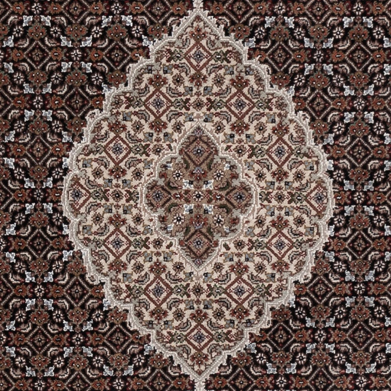 Orientalsk tæppe - Tabriz - 205 x 143 cm - mørkegrå