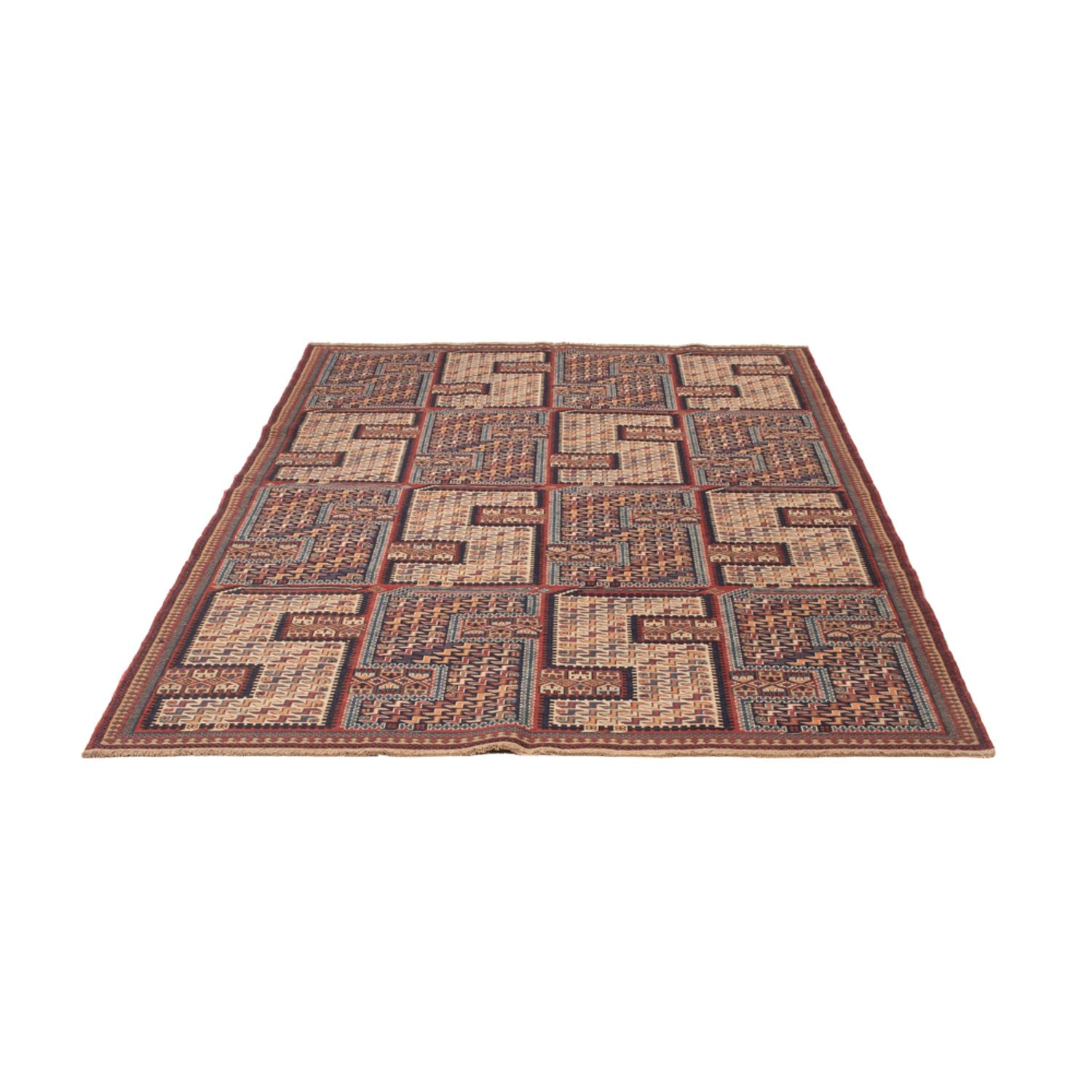 Kelim-tæppe - orientalsk - Soumak - 215 x 155 cm - mørk beige