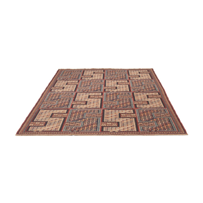 Kelim-tæppe - orientalsk - Soumak - 216 x 152 cm - mørk beige