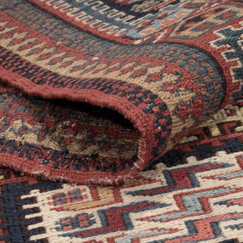 Kelim-tæppe - orientalsk - Soumak - 205 x 166 cm - mørk beige