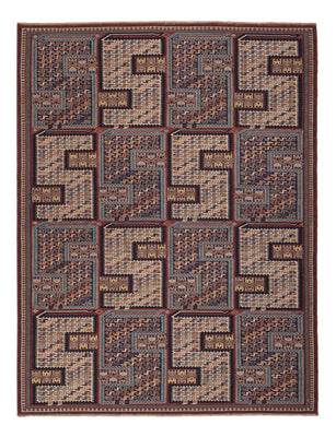 Kelim-tæppe - orientalsk - Soumak - 209 x 166 cm - mørk beige