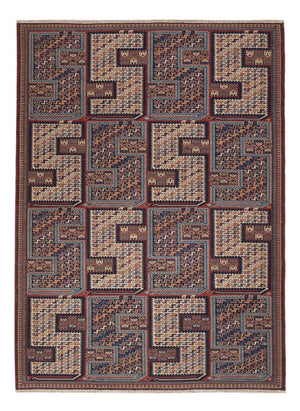 Kelim-tæppe - orientalsk - Soumak - 215 x 159 cm - mørk beige