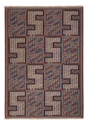 Kelim-tæppe - orientalsk - Soumak - 223 x 156 cm - mørk beige