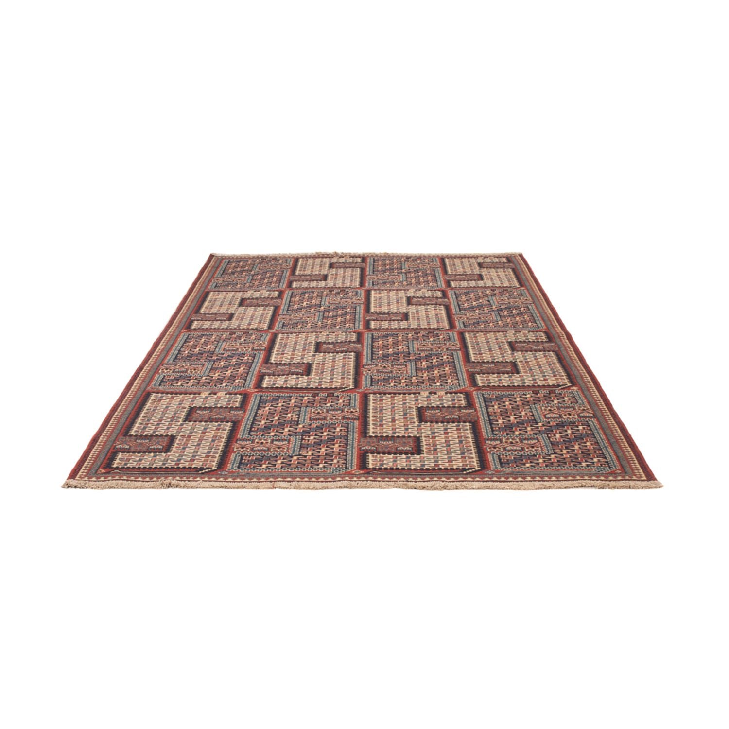 Kelim-tæppe - orientalsk - Soumak - 223 x 156 cm - mørk beige