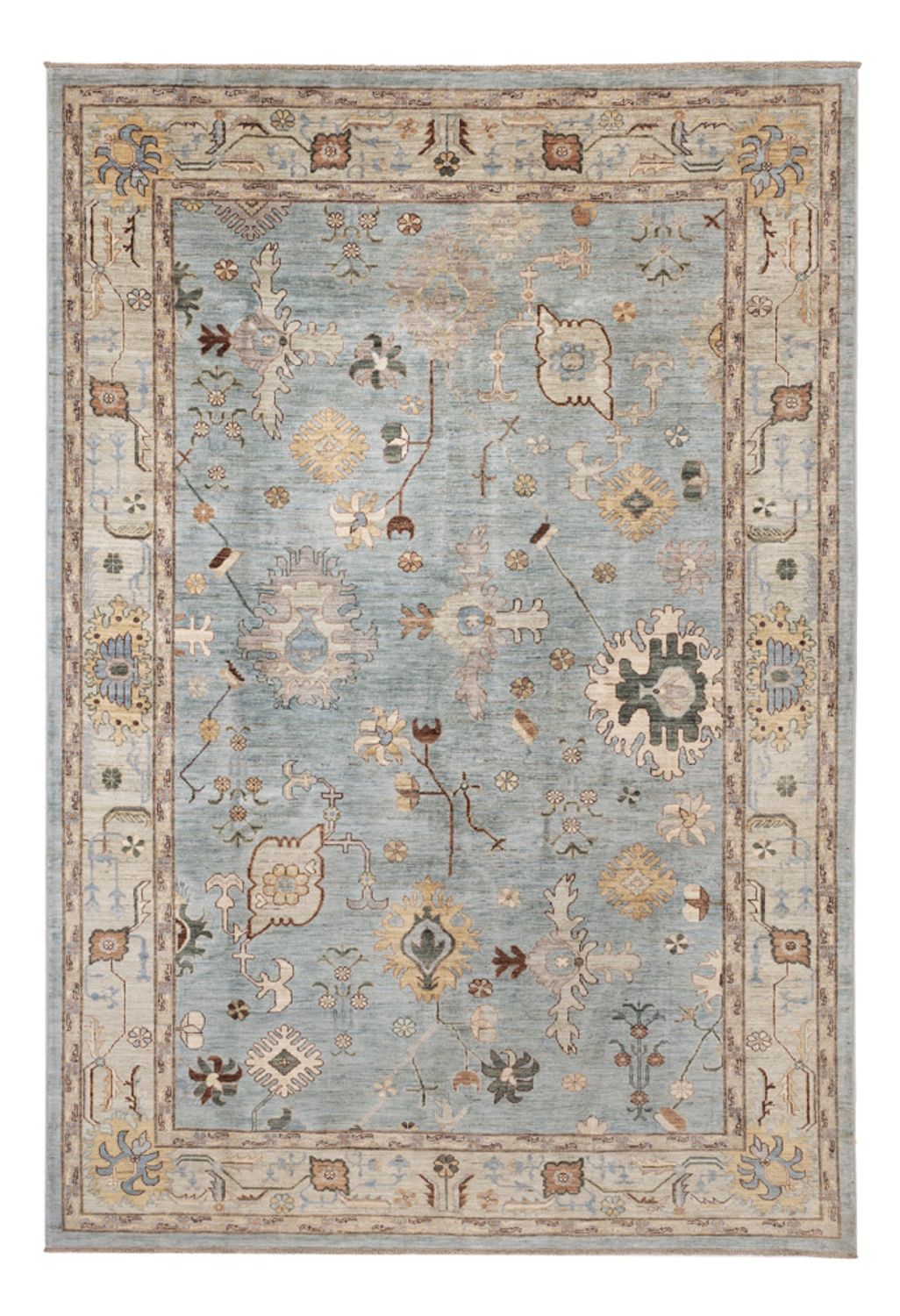 Ziegler Carpet - Usak - 296 x 200 cm - lyseblå