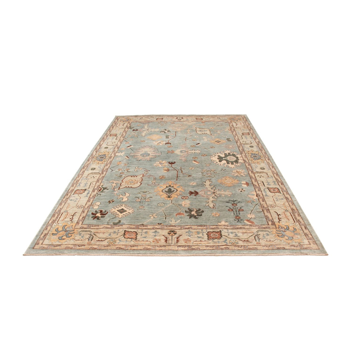 Ziegler Carpet - Usak - 296 x 200 cm - lyseblå