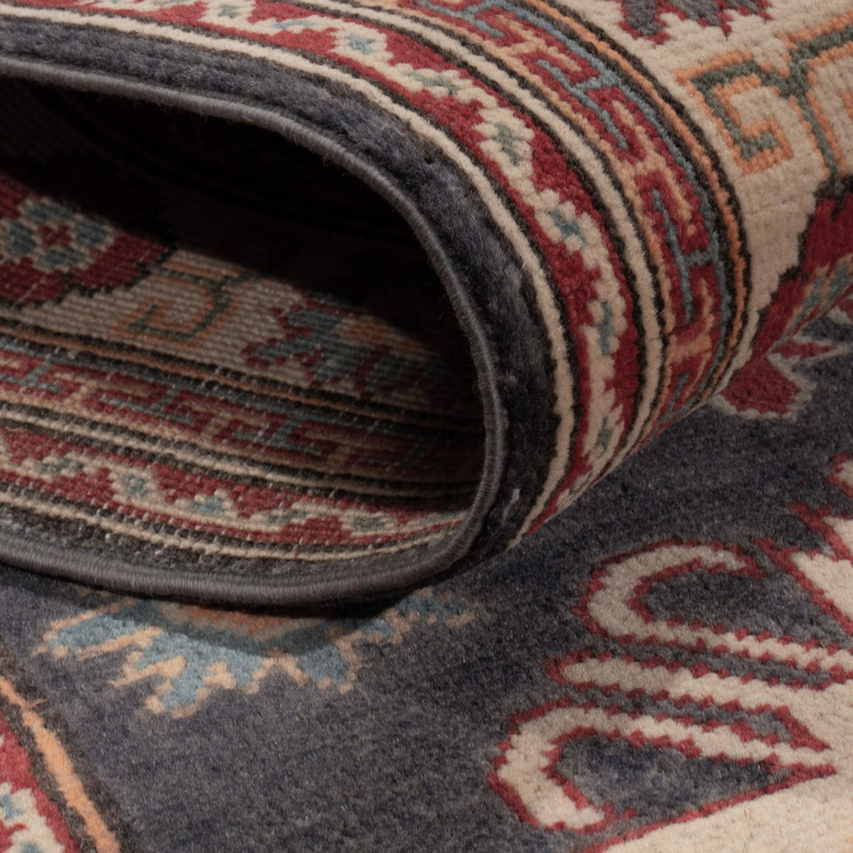 Løber Ziegler Carpet - Kazak - 303 x 80 cm - mørkeblå