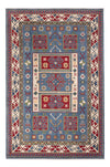 Kazak Tæppe 197x302cm - Orientalsk tæppe - Rektangulær / Blå / 197 x 302 cm Rektangulær