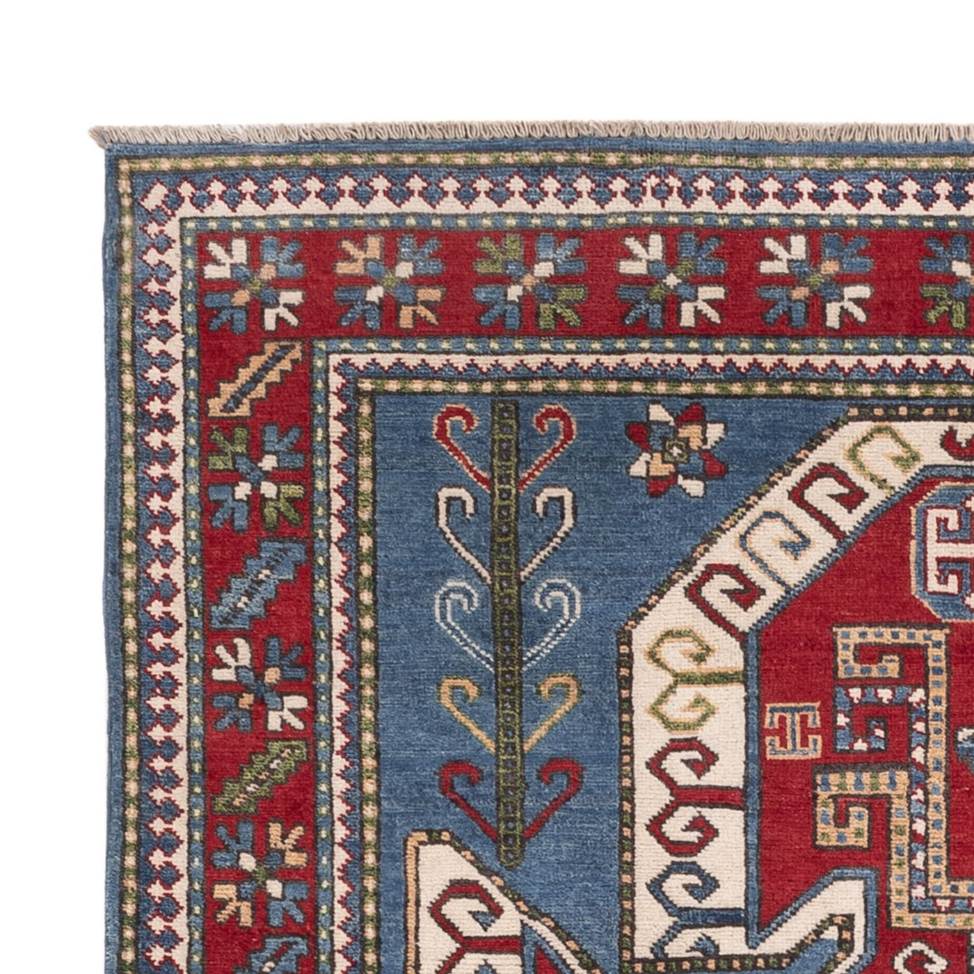 Kazak Tæppe 198x153cm - Orientalsk tæppe