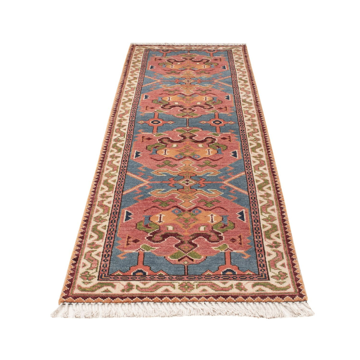 Løber Ziegler Carpet - Kazak - 297 x 76 cm - blå