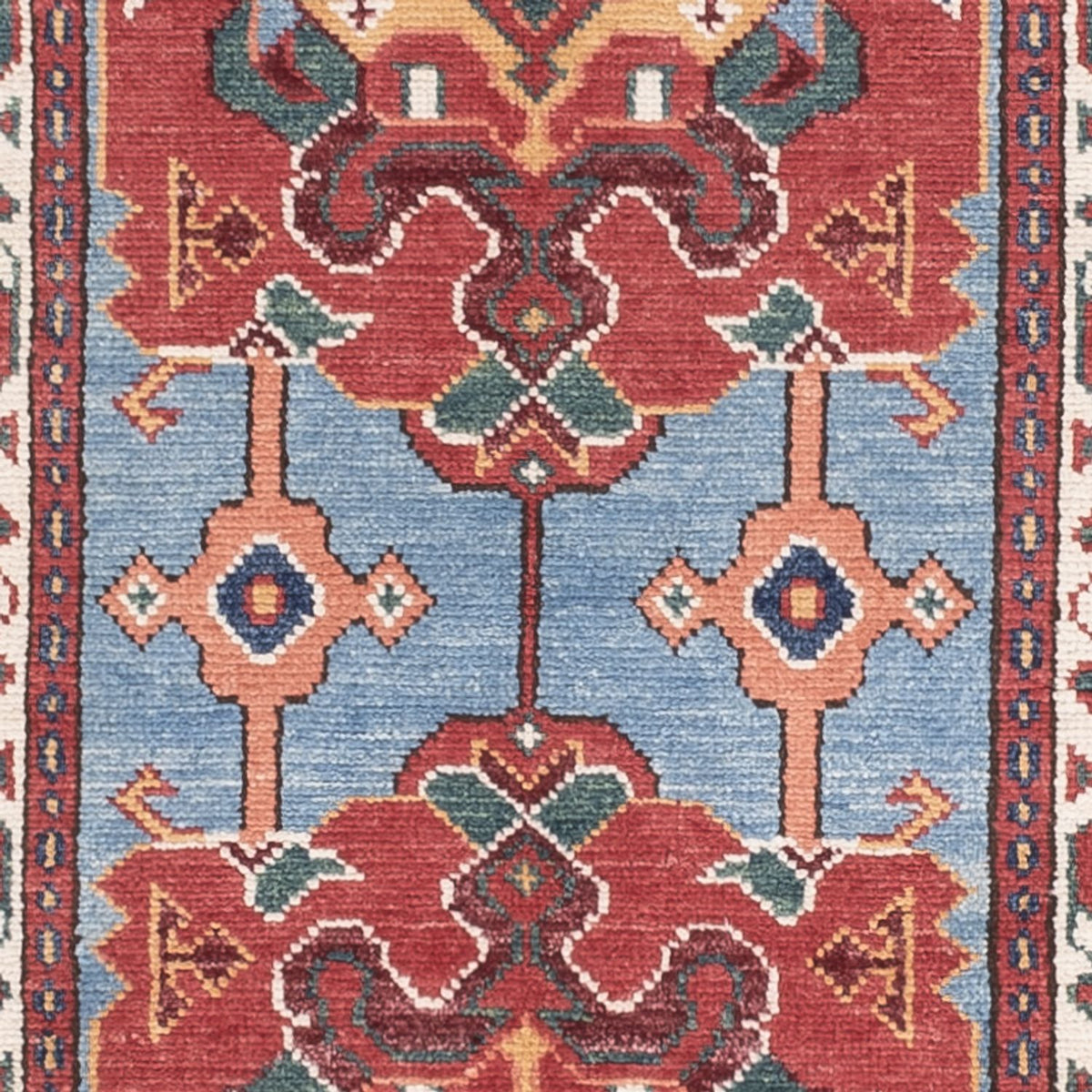 Løber Ziegler Carpet - Kazak - 287 x 77 cm - blå