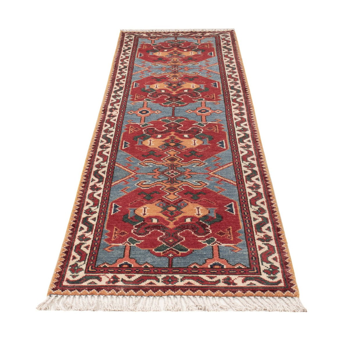 Løber Ziegler Carpet - Kazak - 287 x 75 cm - blå