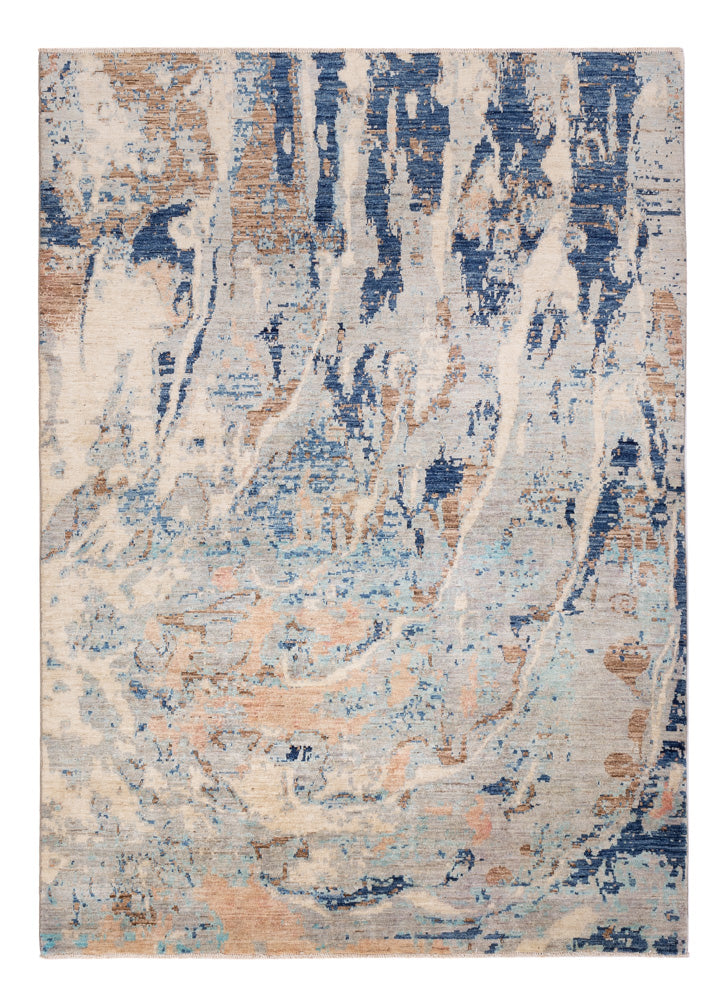 Designer tæppe - 235 x 171 cm - flerfarvet