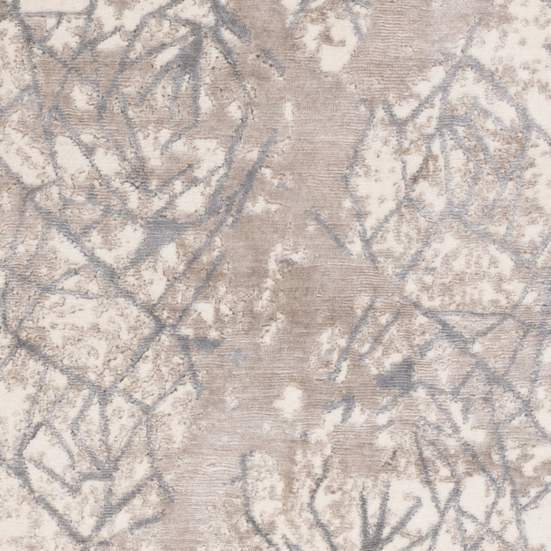 Designer tæppe - 242 x 174 cm - lysegrå