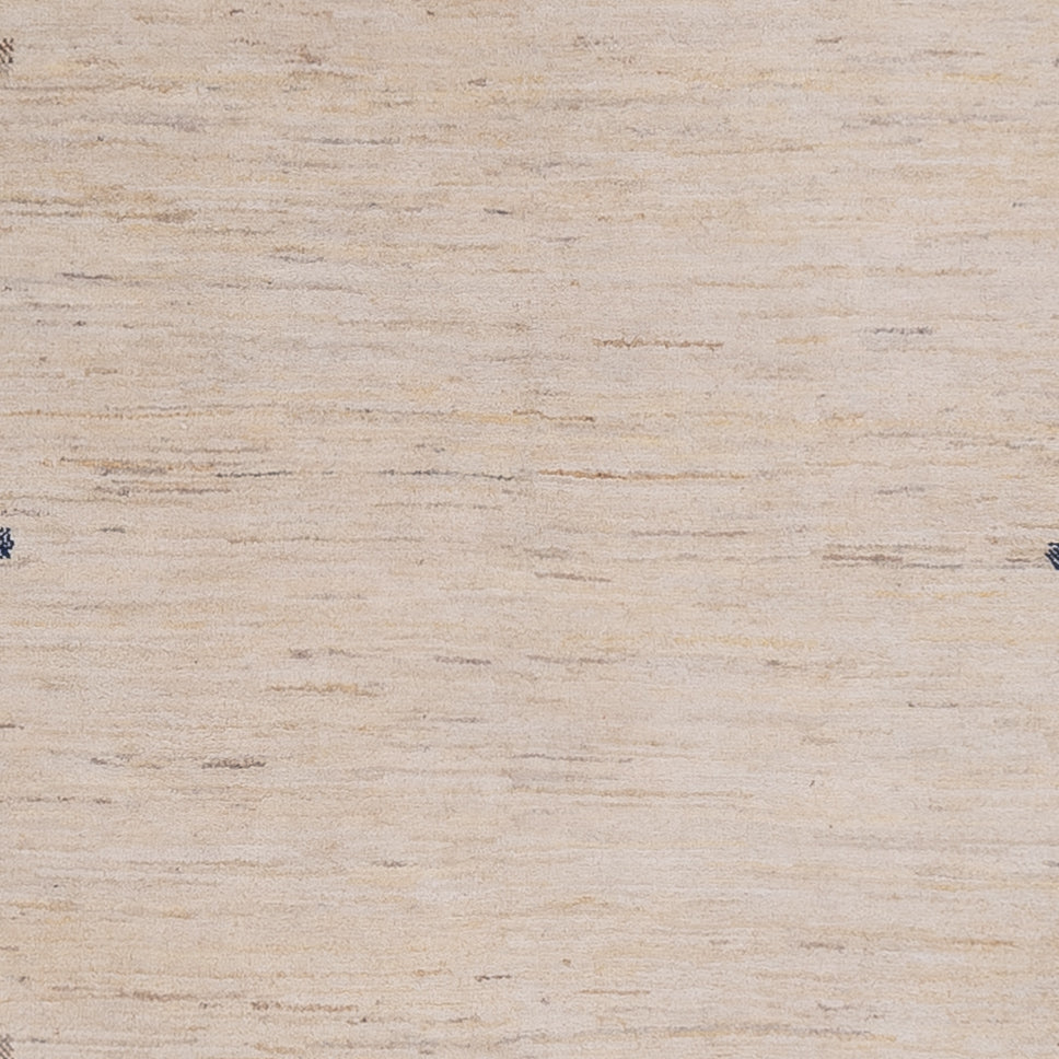 Gabbeh-tæppe - Loribaft Indus - 242 x 176 cm - lys beige