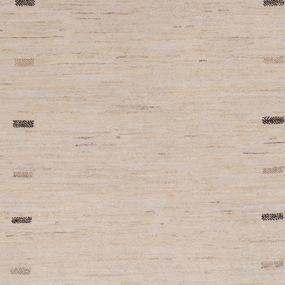 Gabbeh-tæppe - Loribaft Indus - 245 x 174 cm - lys beige
