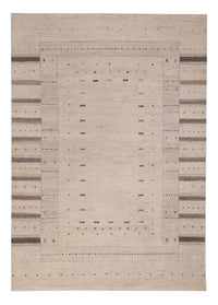 Gabbeh-tæppe - Loribaft Indus - 245 x 174 cm - lys beige