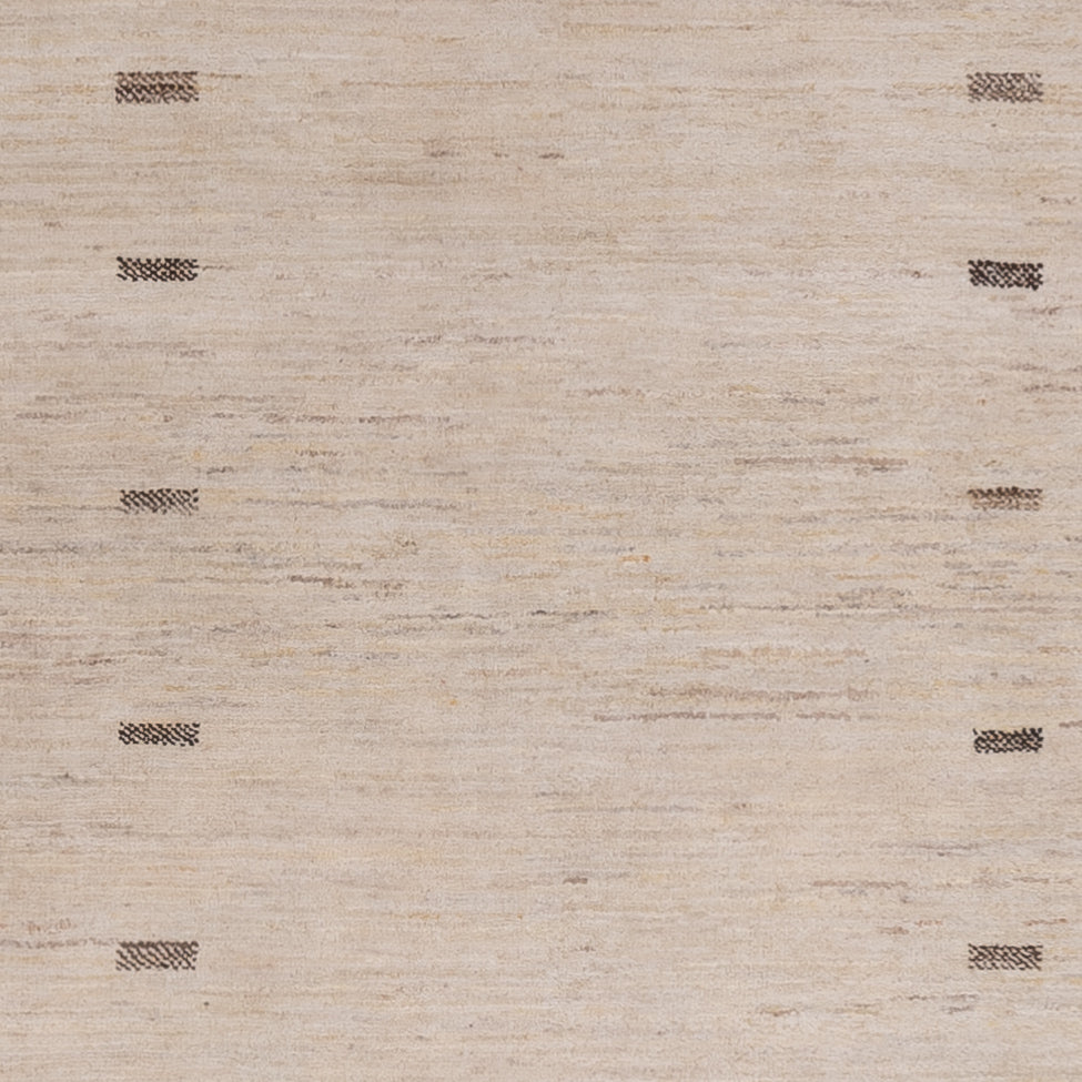 Gabbeh-tæppe - Loribaft Indus - 245 x 174 cm - lys beige