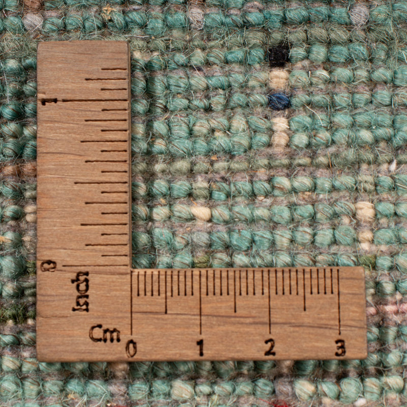 Designer tæppe - 240 x 201 cm - benzinblå