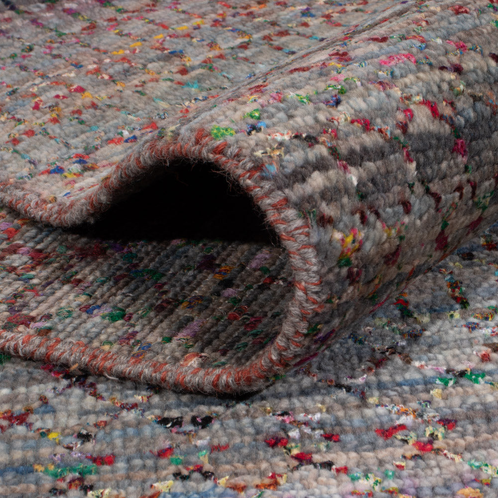 Designer tæppe - 223 x 170 cm - flerfarvet