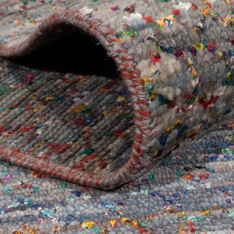 Designer tæppe - 223 x 170 cm - flerfarvet