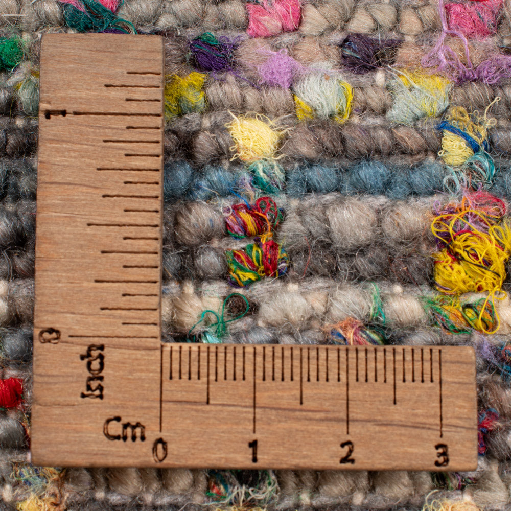 Designer tæppe - 246 x 173 cm - flerfarvet