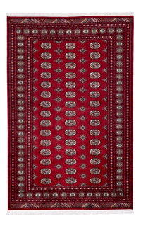 Pakistan Tæppe - 241 x 154 cm - rød